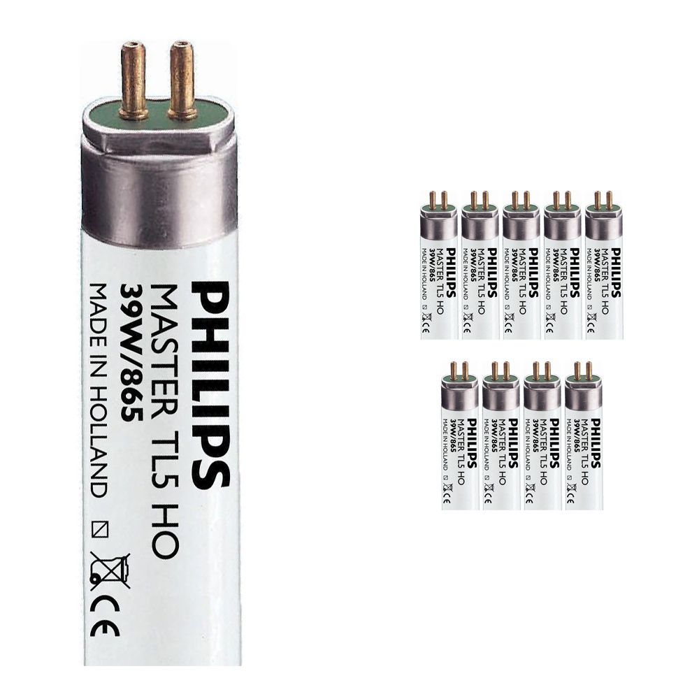 Mehrfachpackung 10x Philips TL5 HO 39W 865 (MASTER) | 85cm - Mehrfachpackung 10x Philips TL5 HO 39W 865 (MASTER) | 85cm -